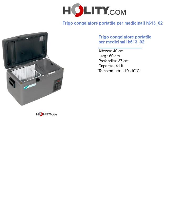 Frigo congelatore portatile per medicinali h613_02