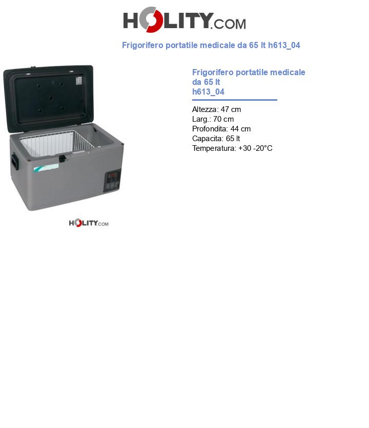 Frigorifero portatile medicale da 65 lt h613_04