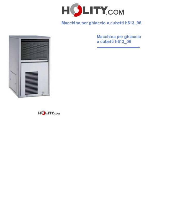 Macchina per ghiaccio a cubetti h613_06