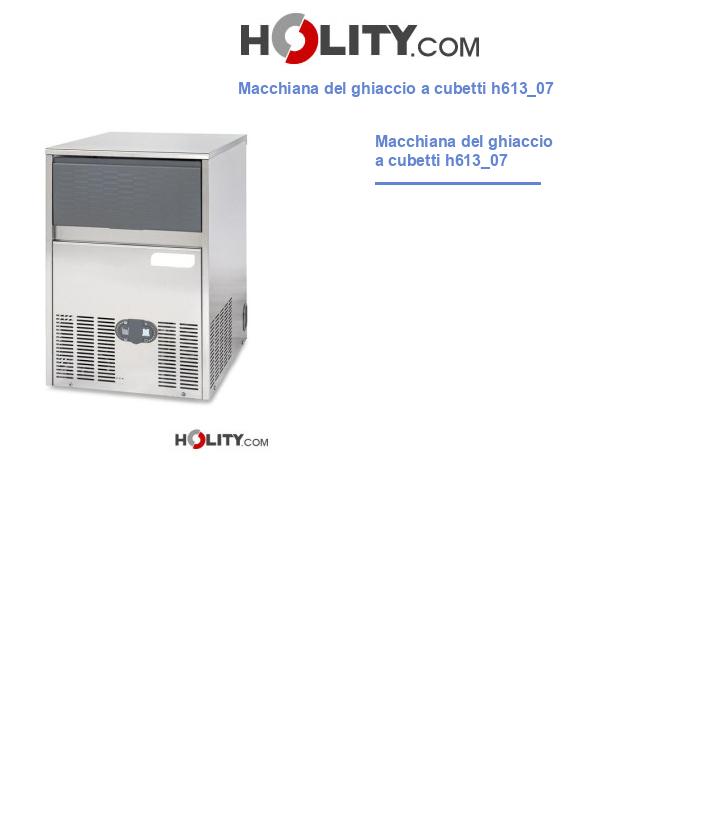 Macchiana del ghiaccio a cubetti h613_07