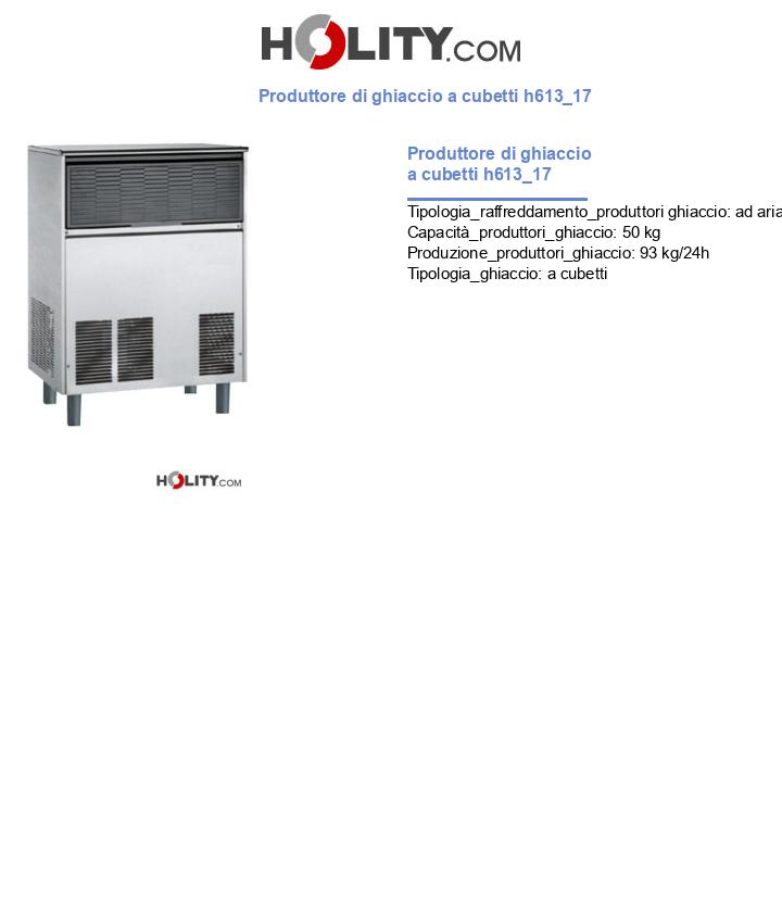 Produttore di ghiaccio a cubetti h613_17