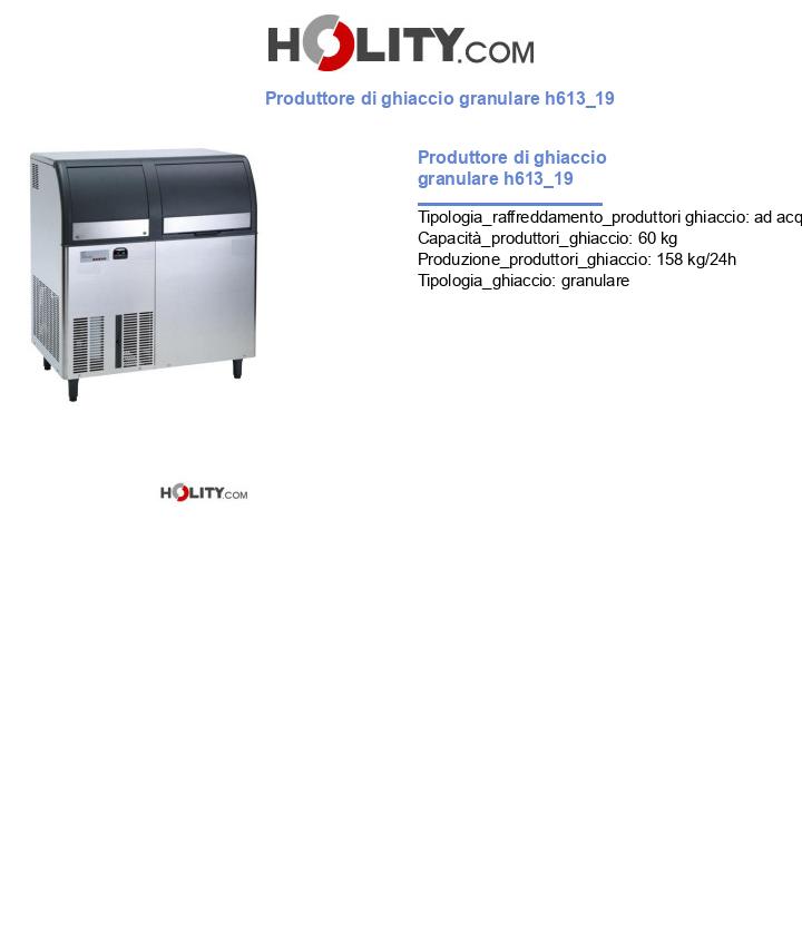 Produttore di ghiaccio granulare h613_19