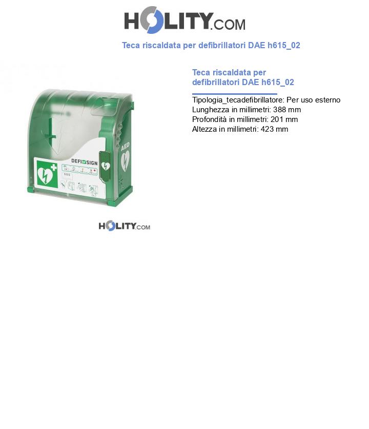 Teca riscaldata per defibrillatori DAE h615_02