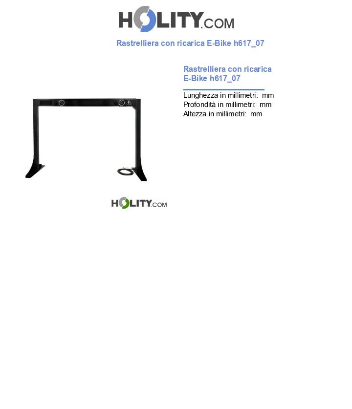 Rastrelliera con ricarica E-Bike h617_07