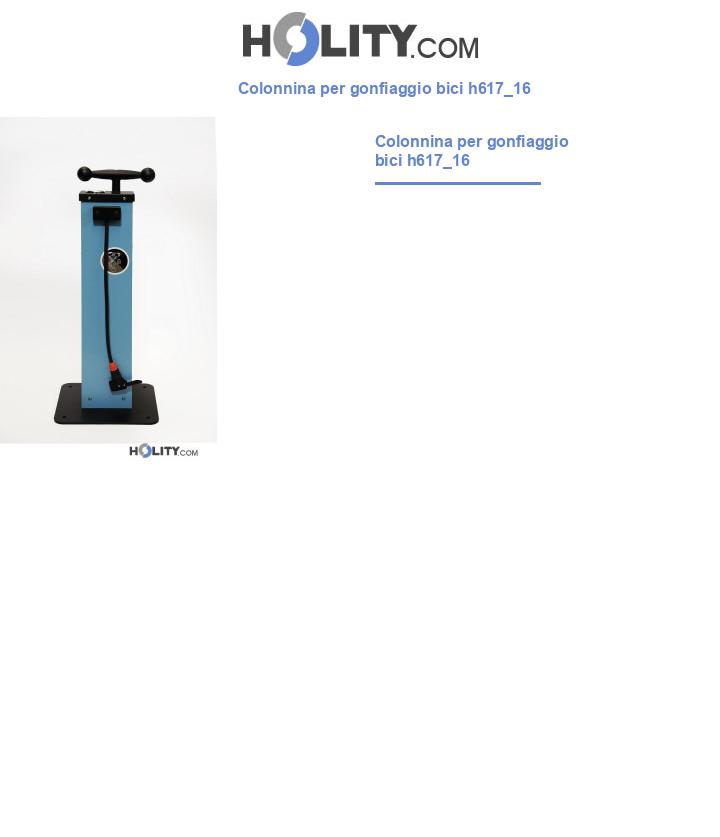 Colonnina per gonfiaggio bici h617_16