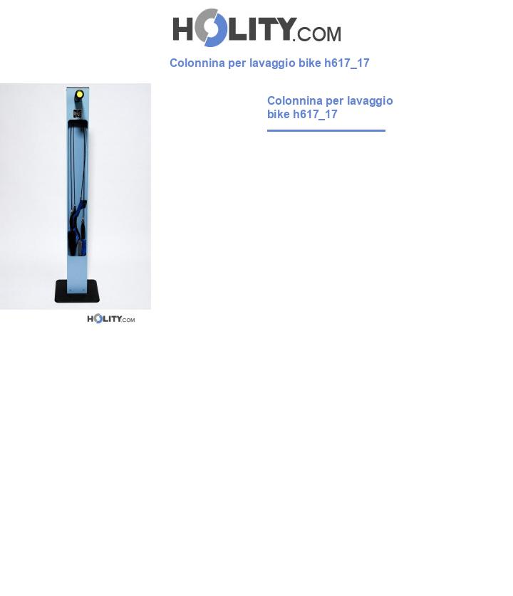 Colonnina per lavaggio bike h617_17