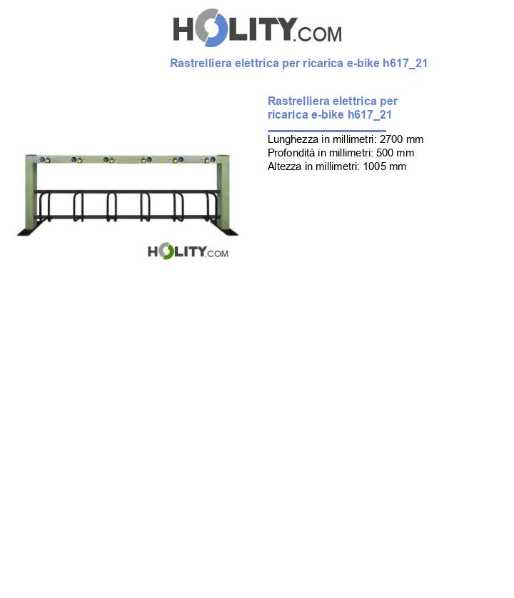 Rastrelliera elettrica per ricarica e-bike h617_21