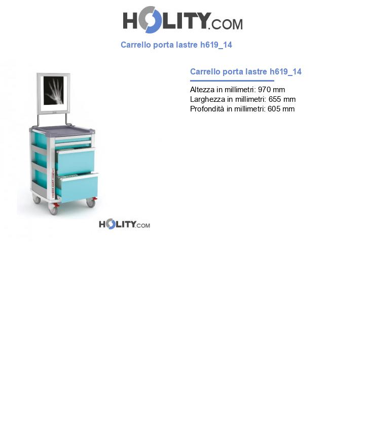 Carrello porta lastre h619_14