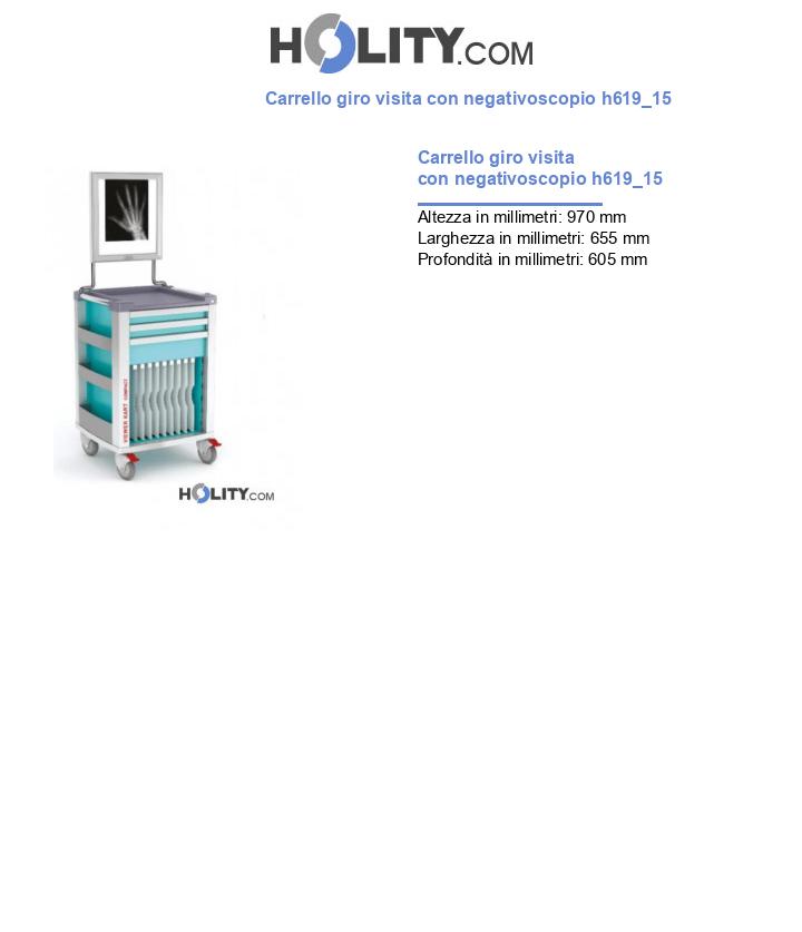 Carrello giro visita con negativoscopio h619_15