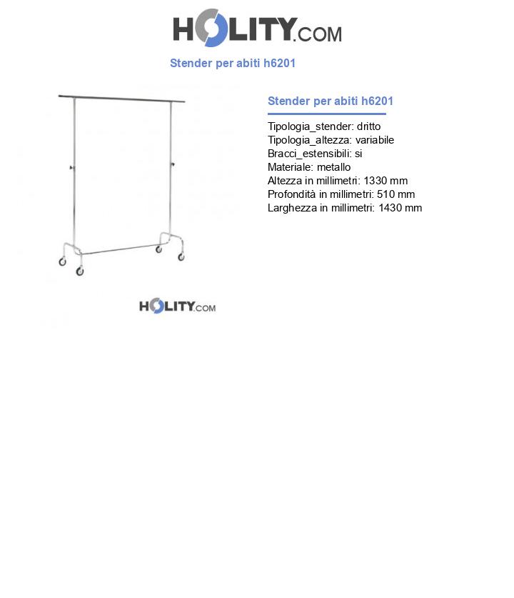 Stender per abiti h6201