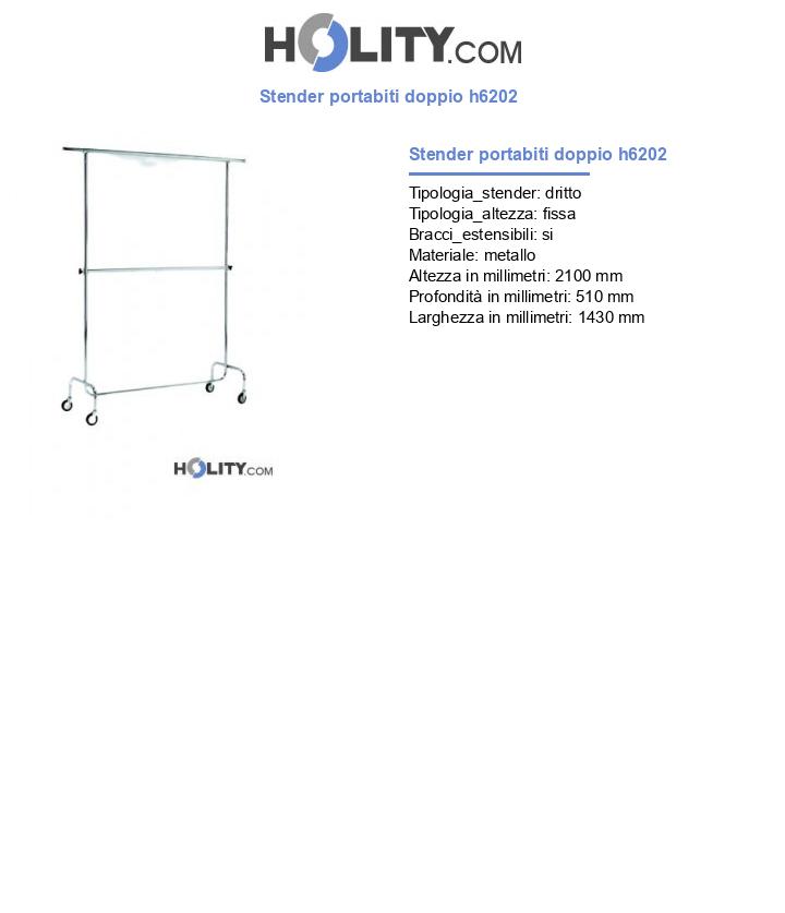 Stender portabiti doppio h6202