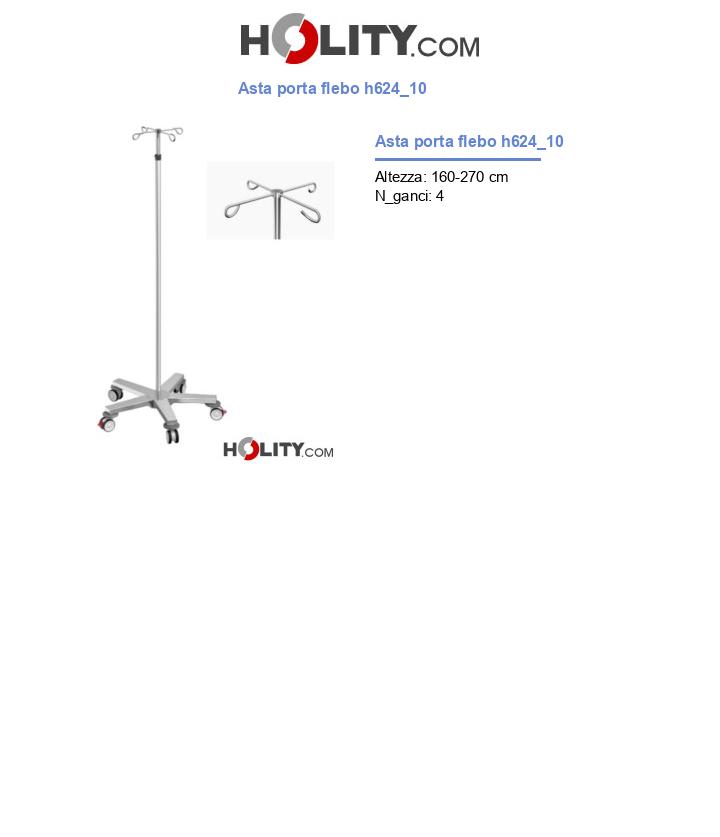 Asta porta flebo h624_10