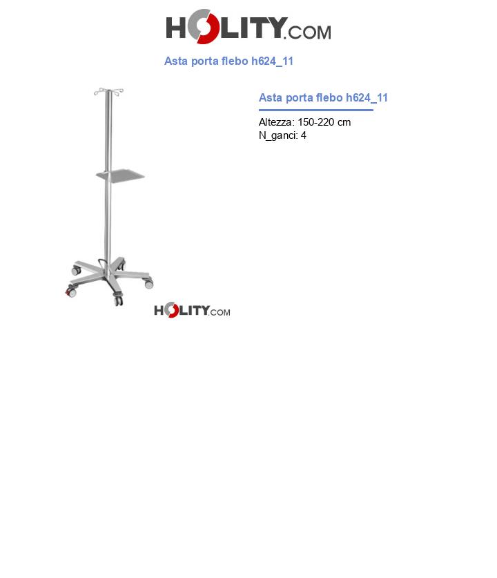 Asta porta flebo h624_11