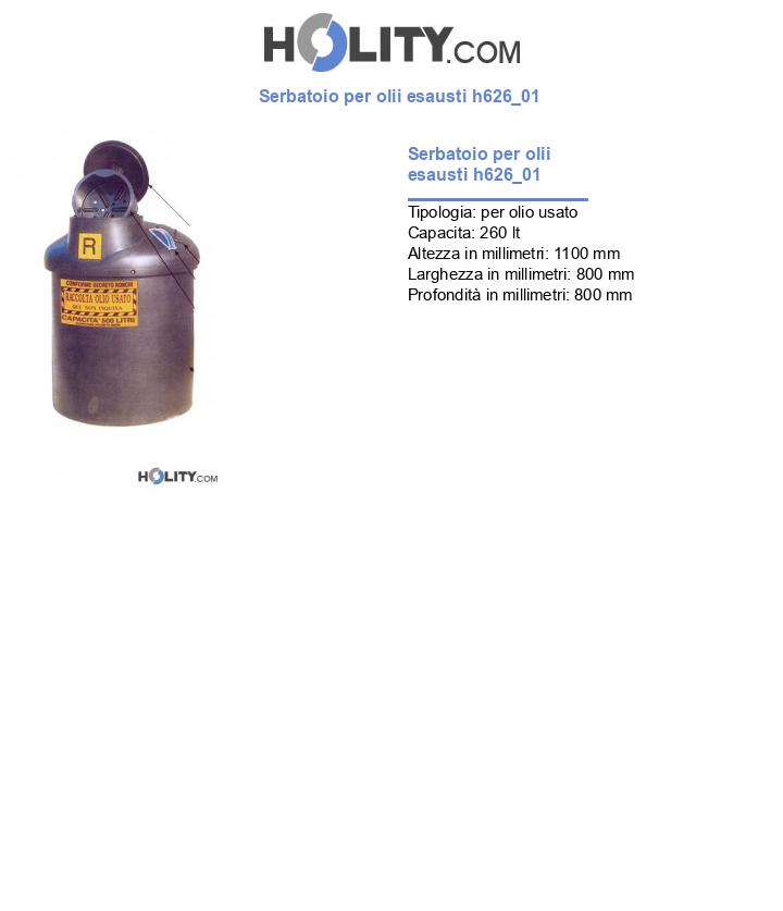 Serbatoio per olii esausti h626_01