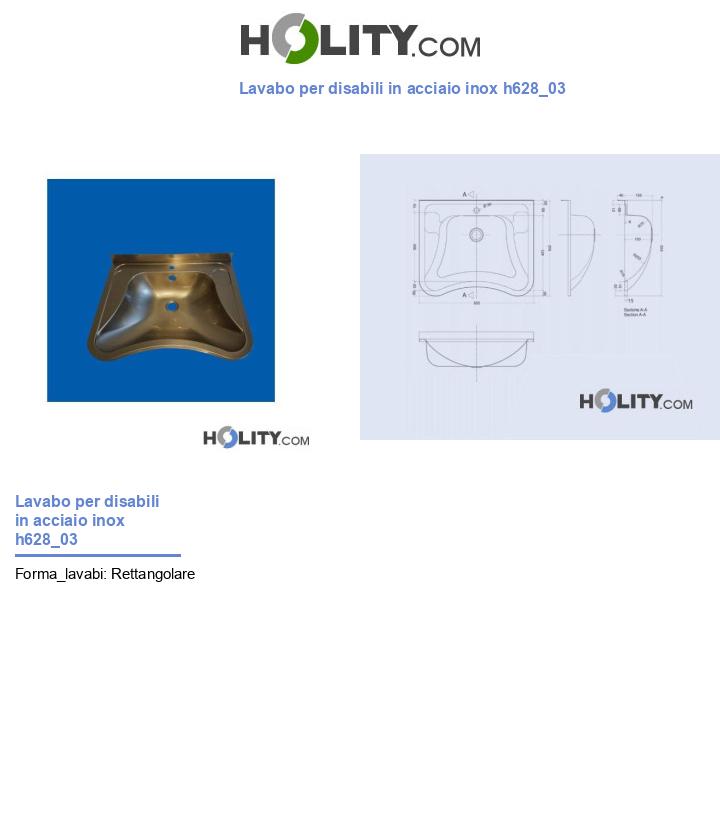 Lavabo per disabili in acciaio inox h628_03