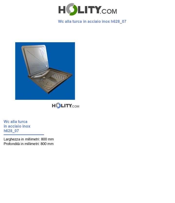 Wc alla turca in acciaio inox h628_07