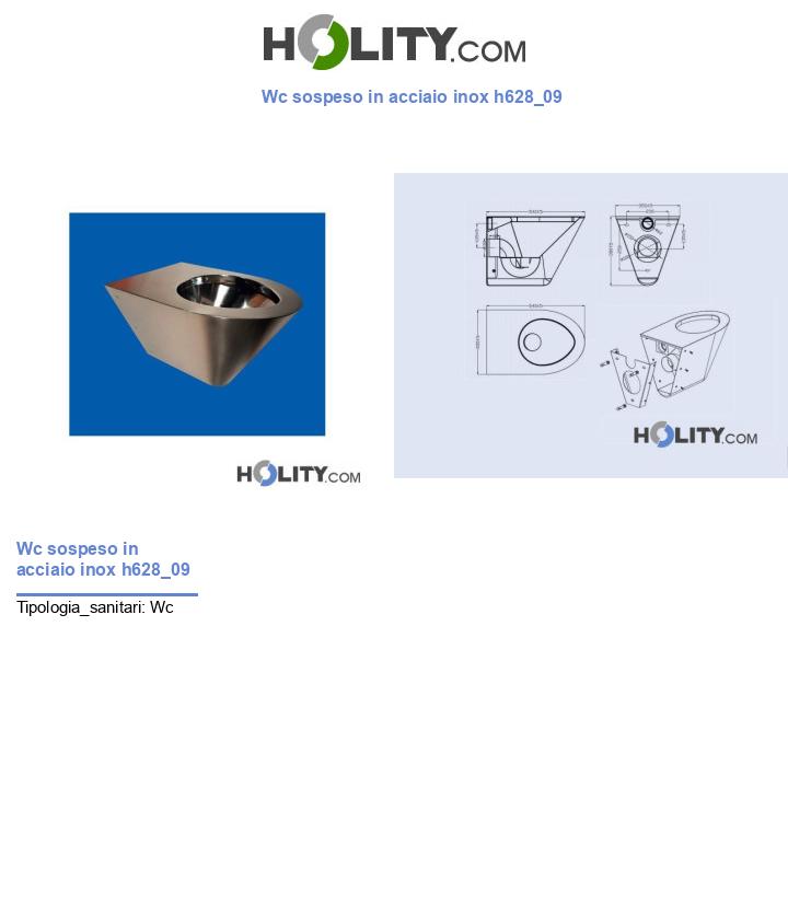 Wc sospeso in acciaio inox h628_09