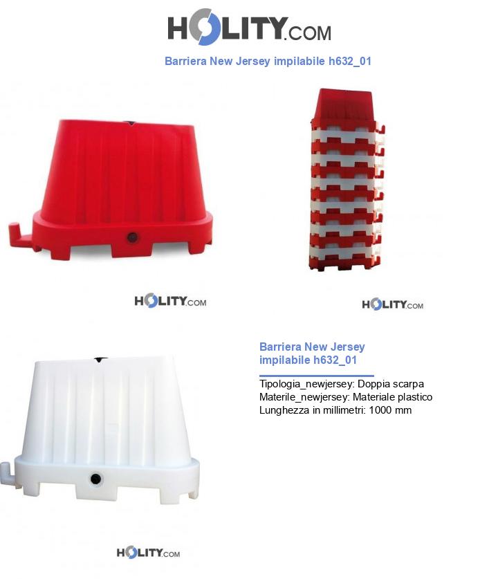 Barriera New Jersey impilabile h632_01