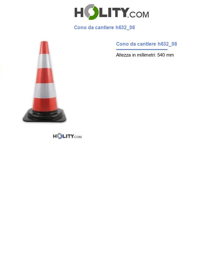 Cono da cantiere h632_08