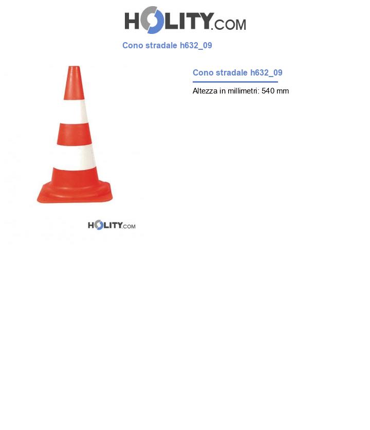 Cono stradale h632_09