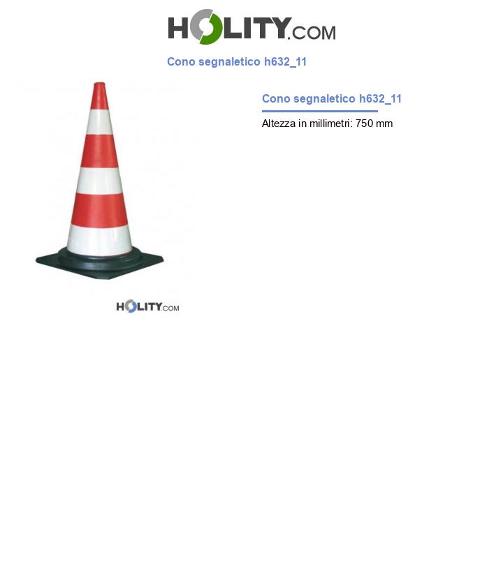 Cono segnaletico h632_11