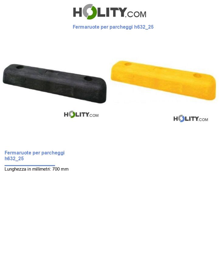 Fermaruote per parcheggi h632_25