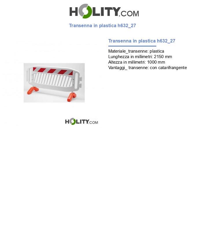 Transenna in plastica h632_27
