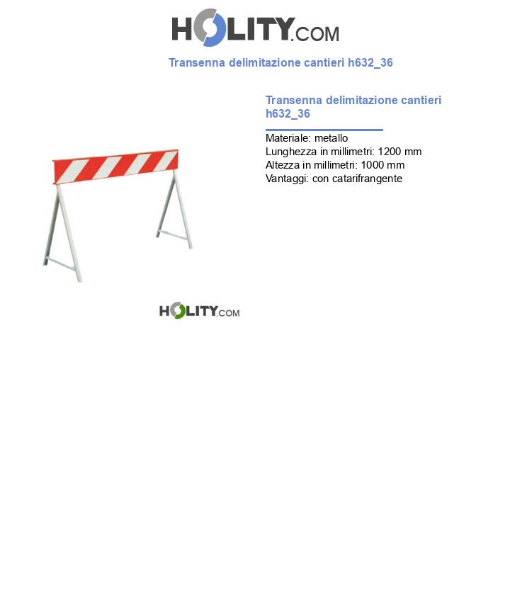 Transenna delimitazione cantieri h632_36