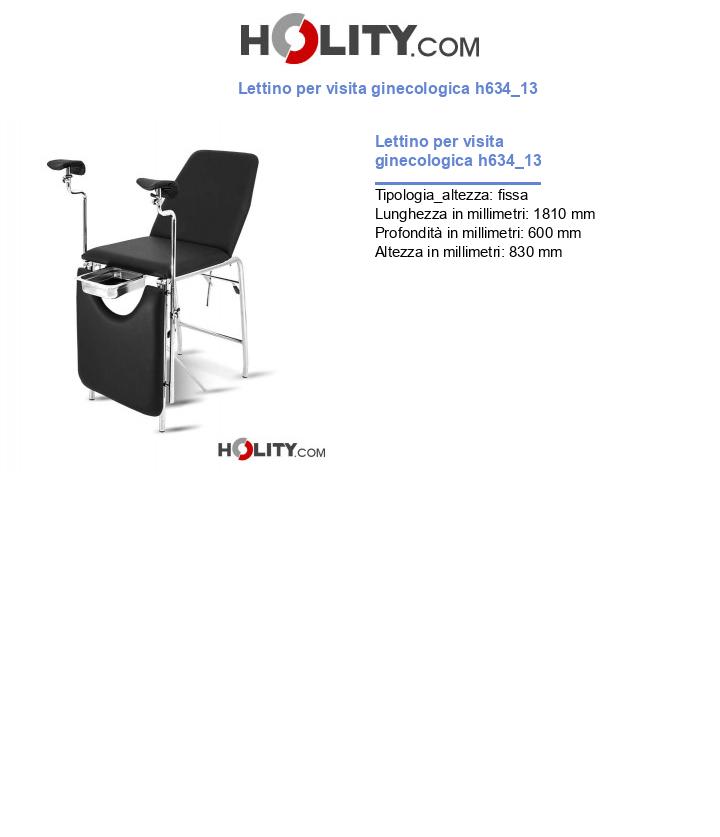 Lettino per visita ginecologica h634_13
