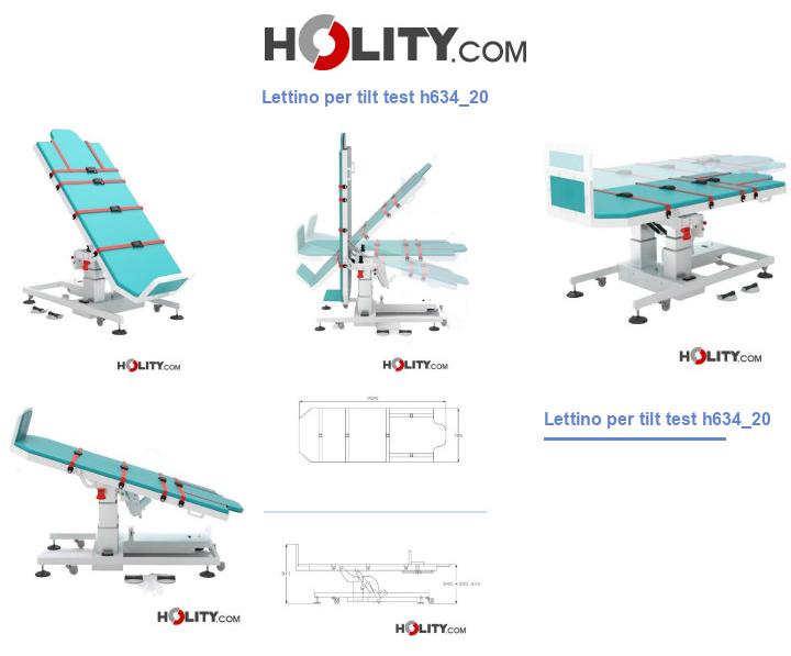 Lettino per tilt test h634_20