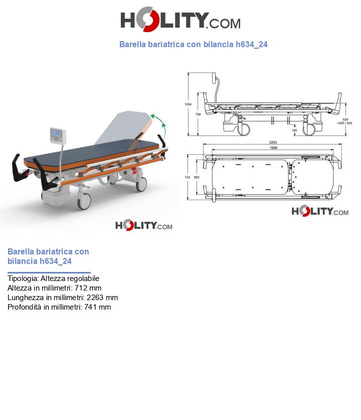 Barella bariatrica con bilancia h634_24