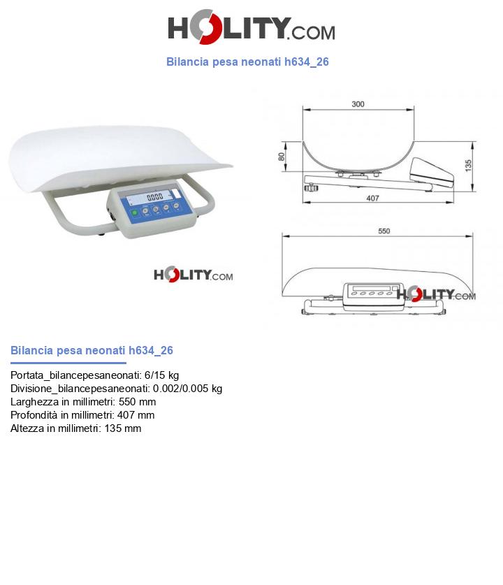 Bilancia pesa neonati h634_26