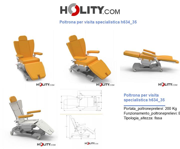 Poltrona per visita specialistica h634_35