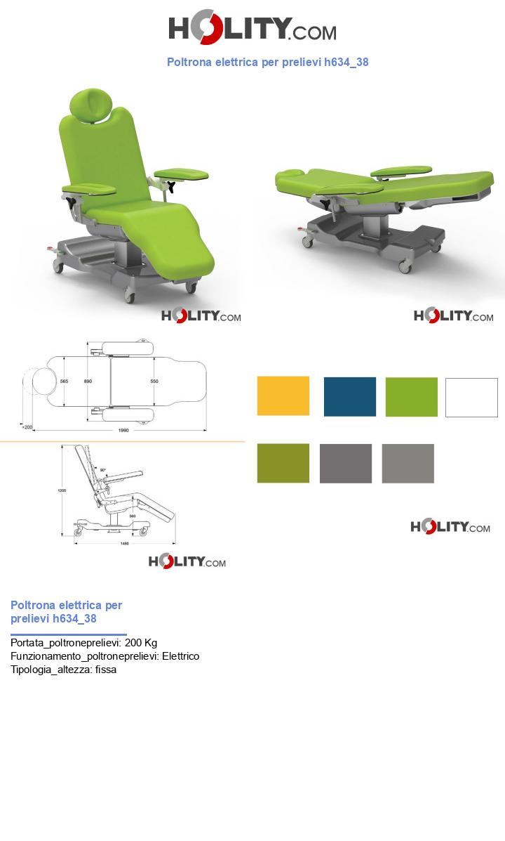 Poltrona elettrica per prelievi h634_38