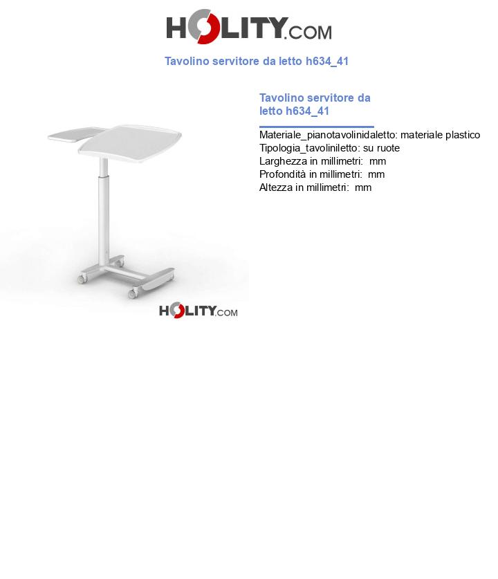 Tavolino servitore da letto h634_41