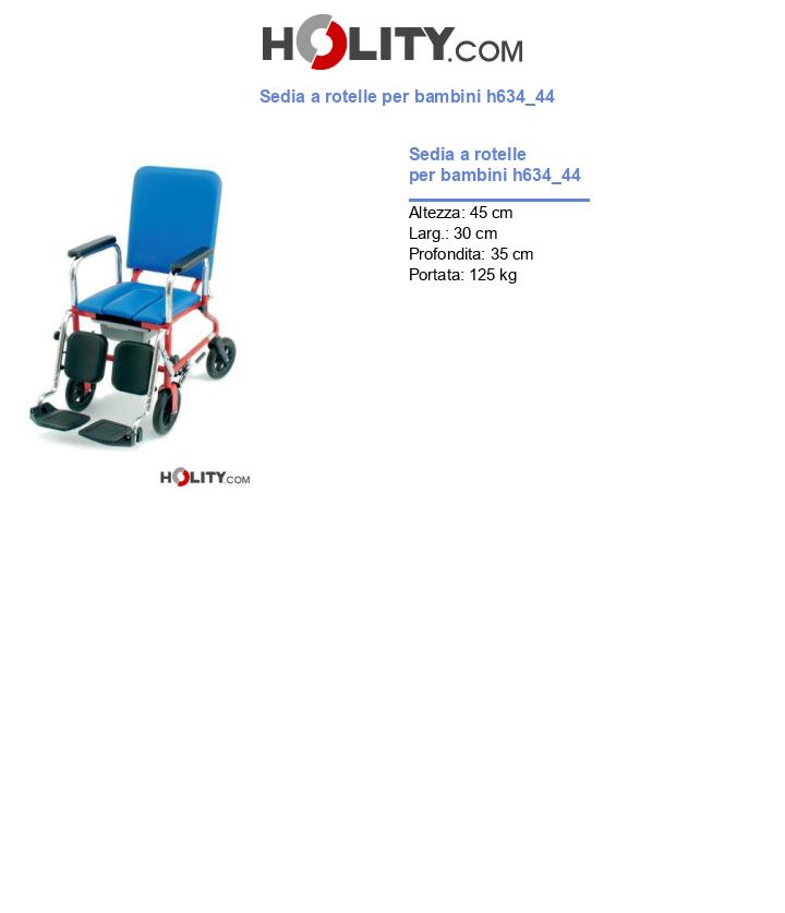 Sedia a rotelle per bambini h634_44