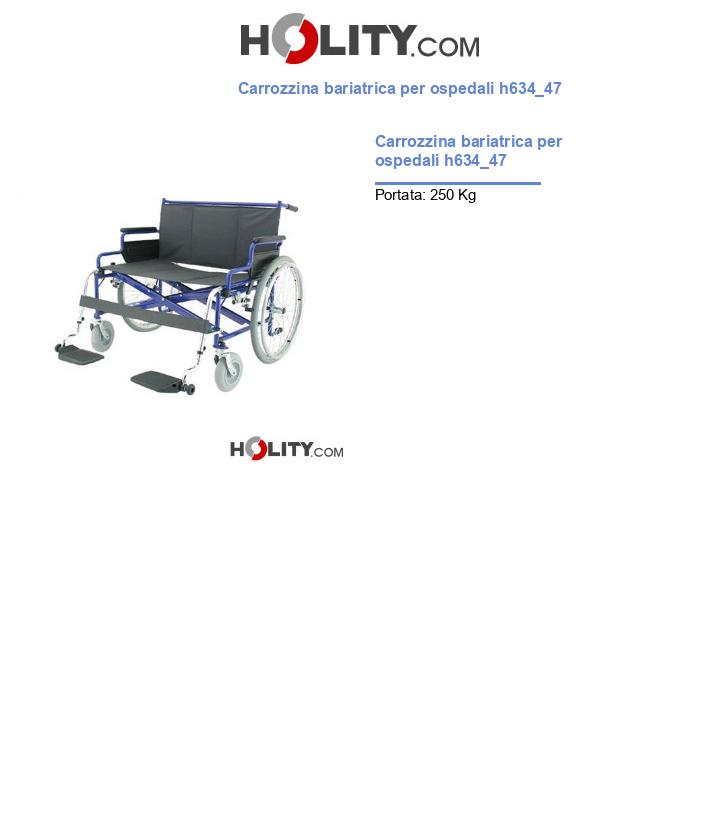 Carrozzina bariatrica per ospedali h634_47