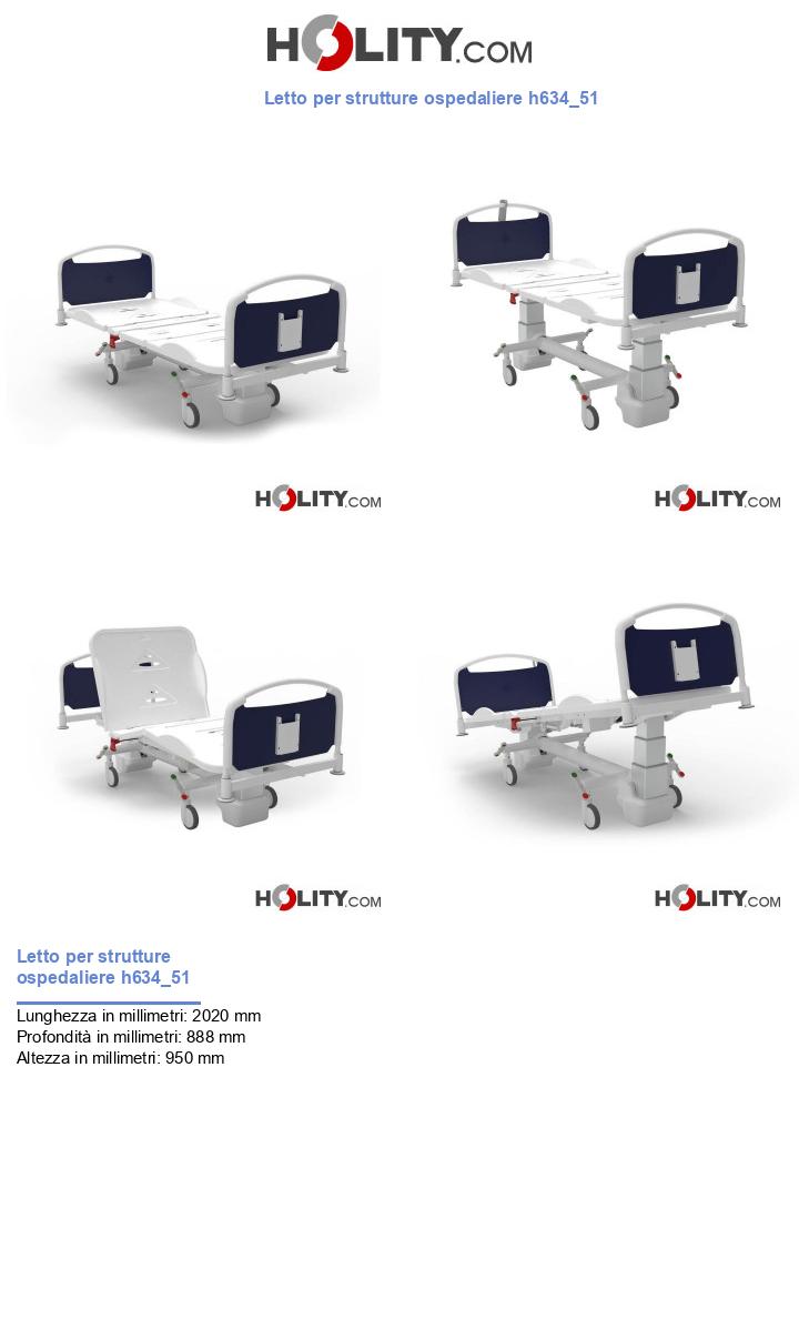 Letto per strutture ospedaliere h634_51