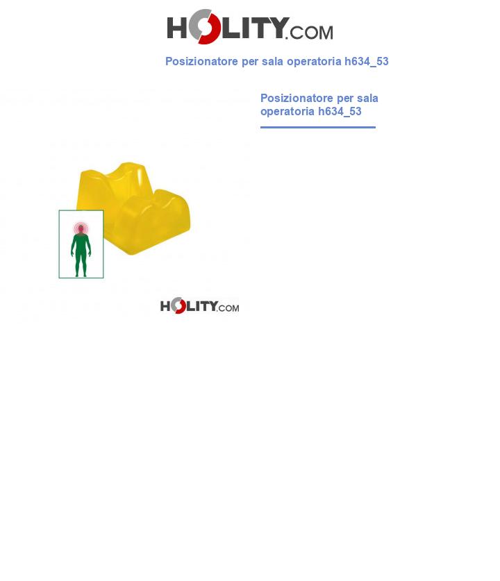 Posizionatore per sala operatoria h634_53