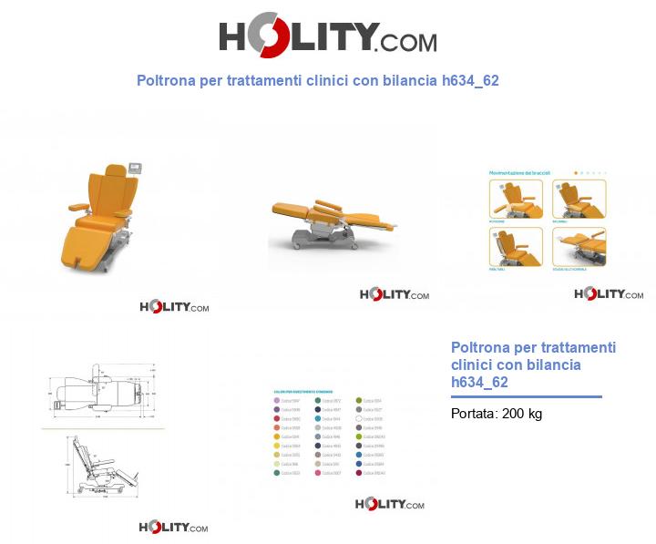 Poltrona per trattamenti clinici con bilancia h634_62