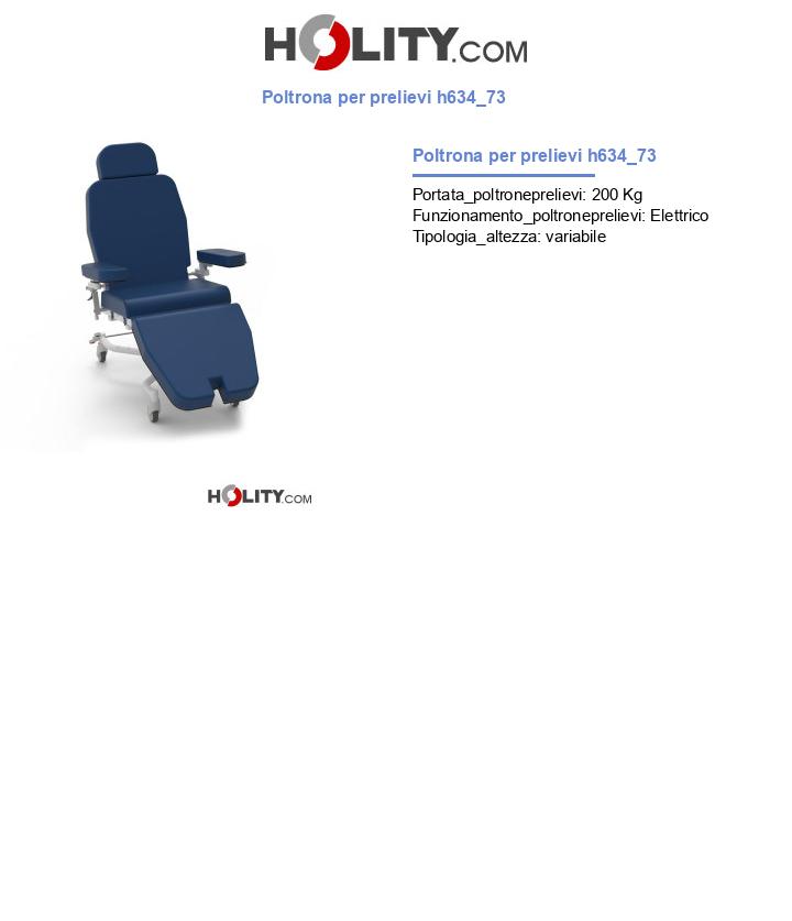 Poltrona per prelievi h634_73
