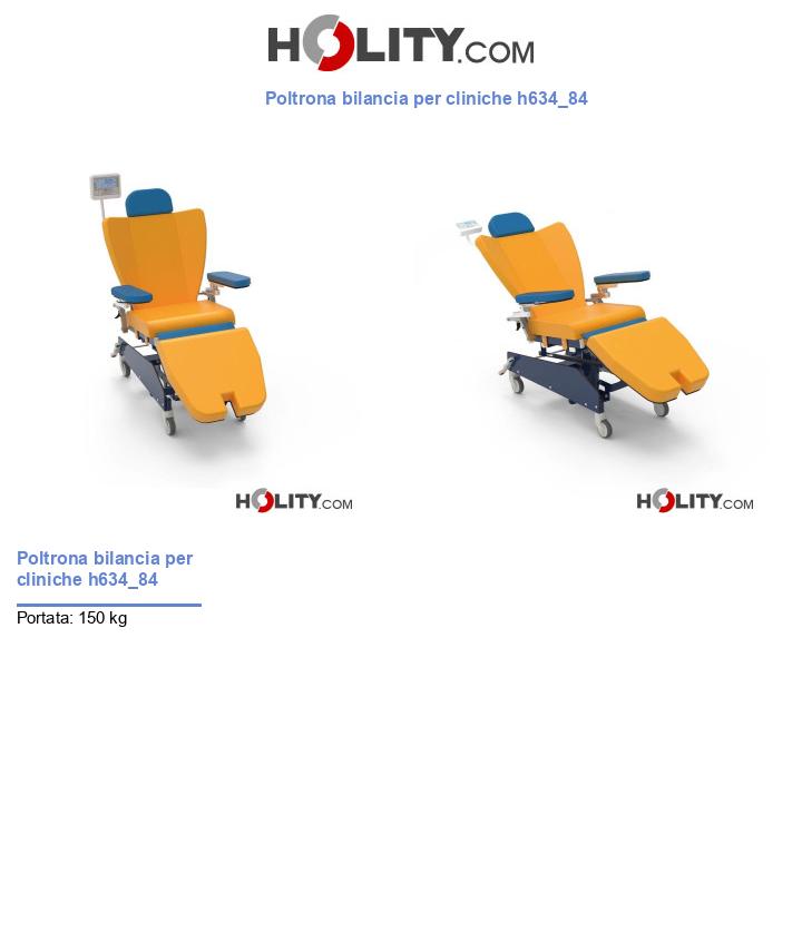 Poltrona bilancia per cliniche h634_84