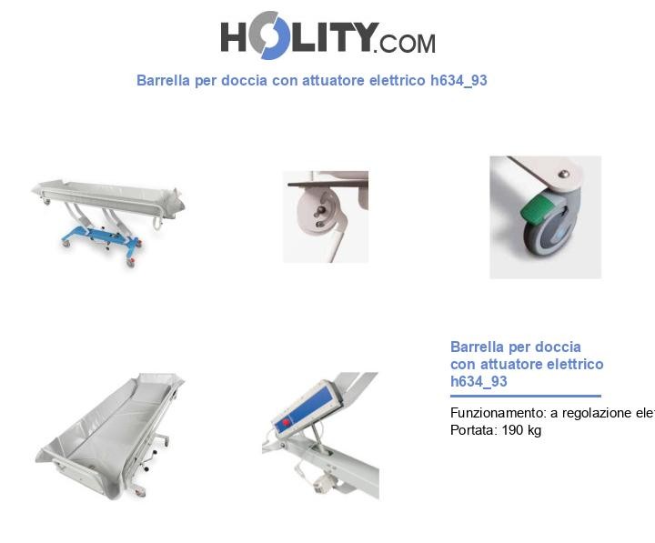 Barrella per doccia con attuatore elettrico h634_93