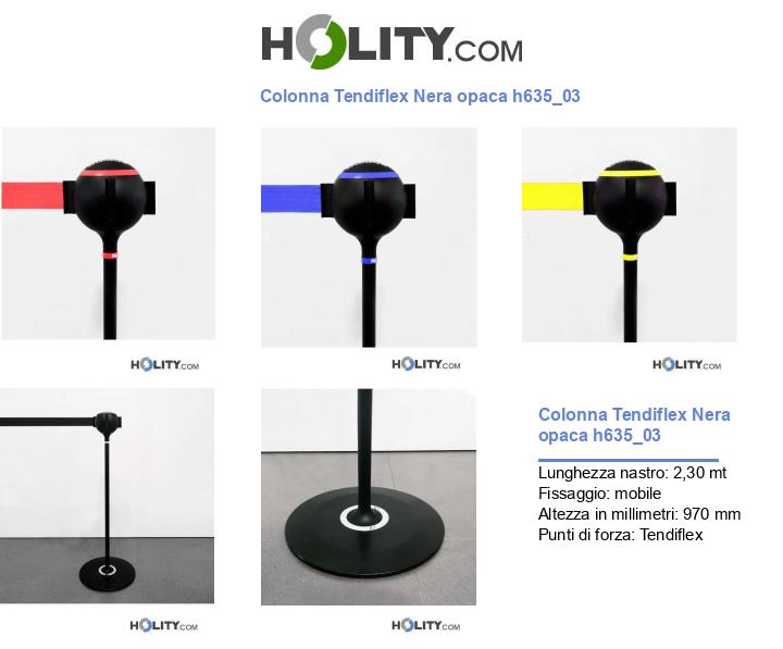 Colonna Tendiflex Nera opaca h635_03