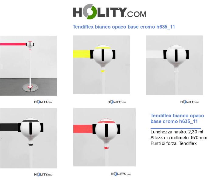Tendiflex bianco opaco base cromo h635_11
