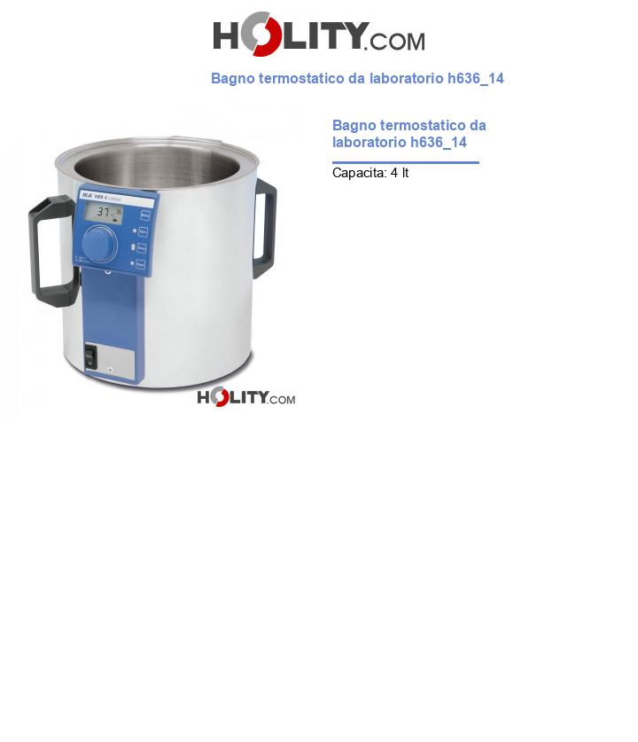 Bagno termostatico da laboratorio h636_14