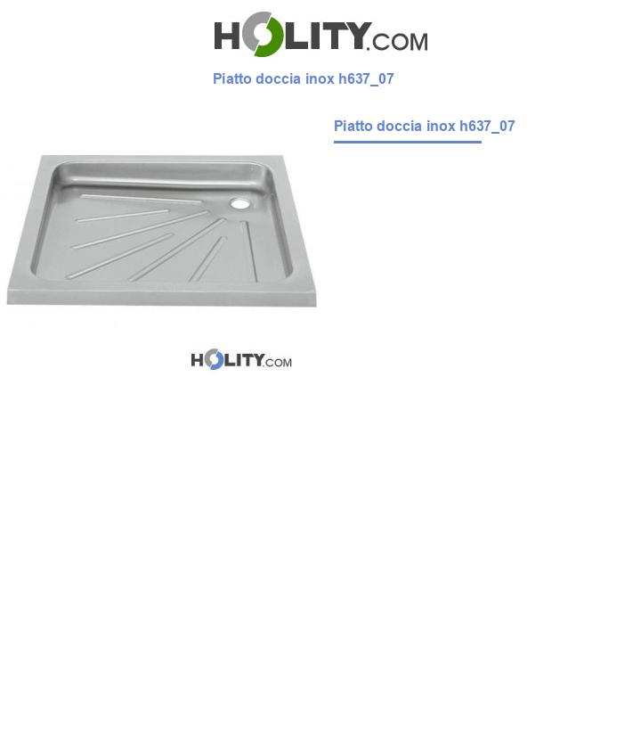Piatto doccia inox h637_07
