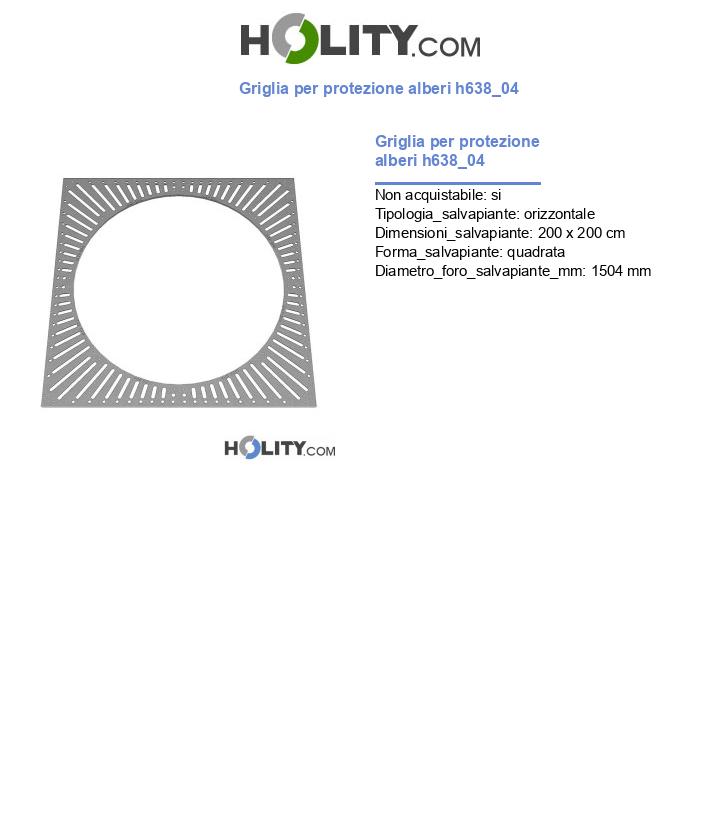 Griglia per protezione alberi h638_04