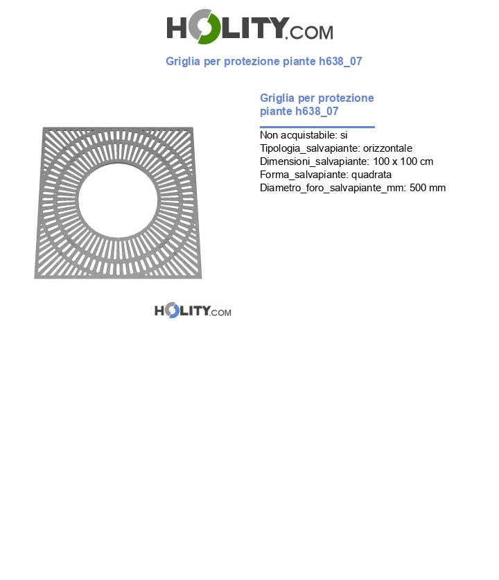 Griglia per protezione piante h638_07