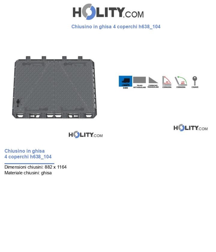 Chiusino in ghisa 4 coperchi h638_104